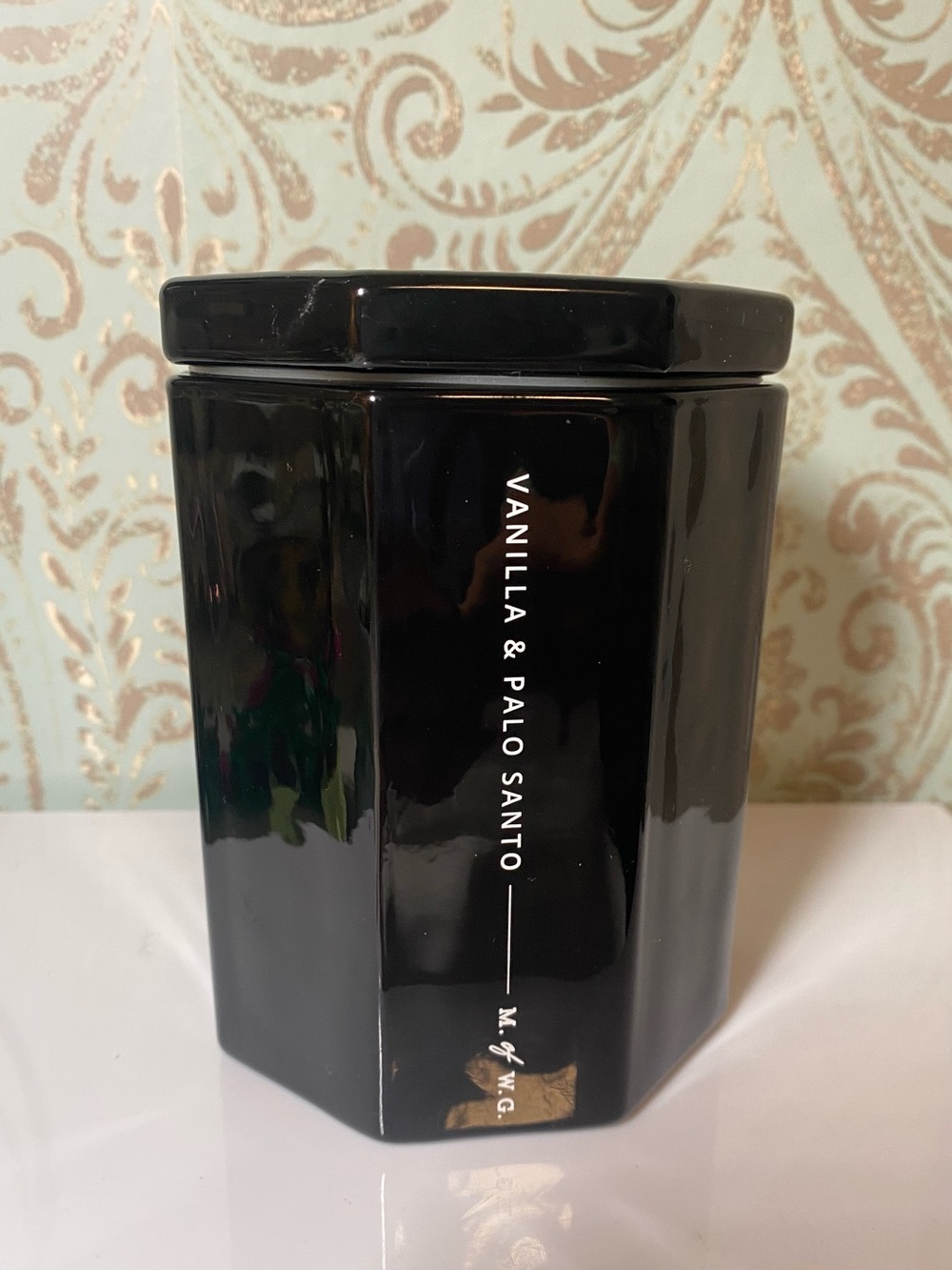 Vanilla & Palo Santo Scented Candle - New